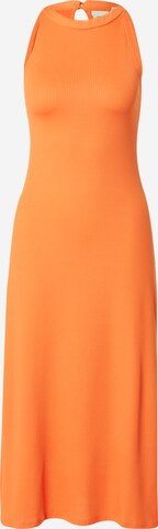 ICHI Dress in Orange: front