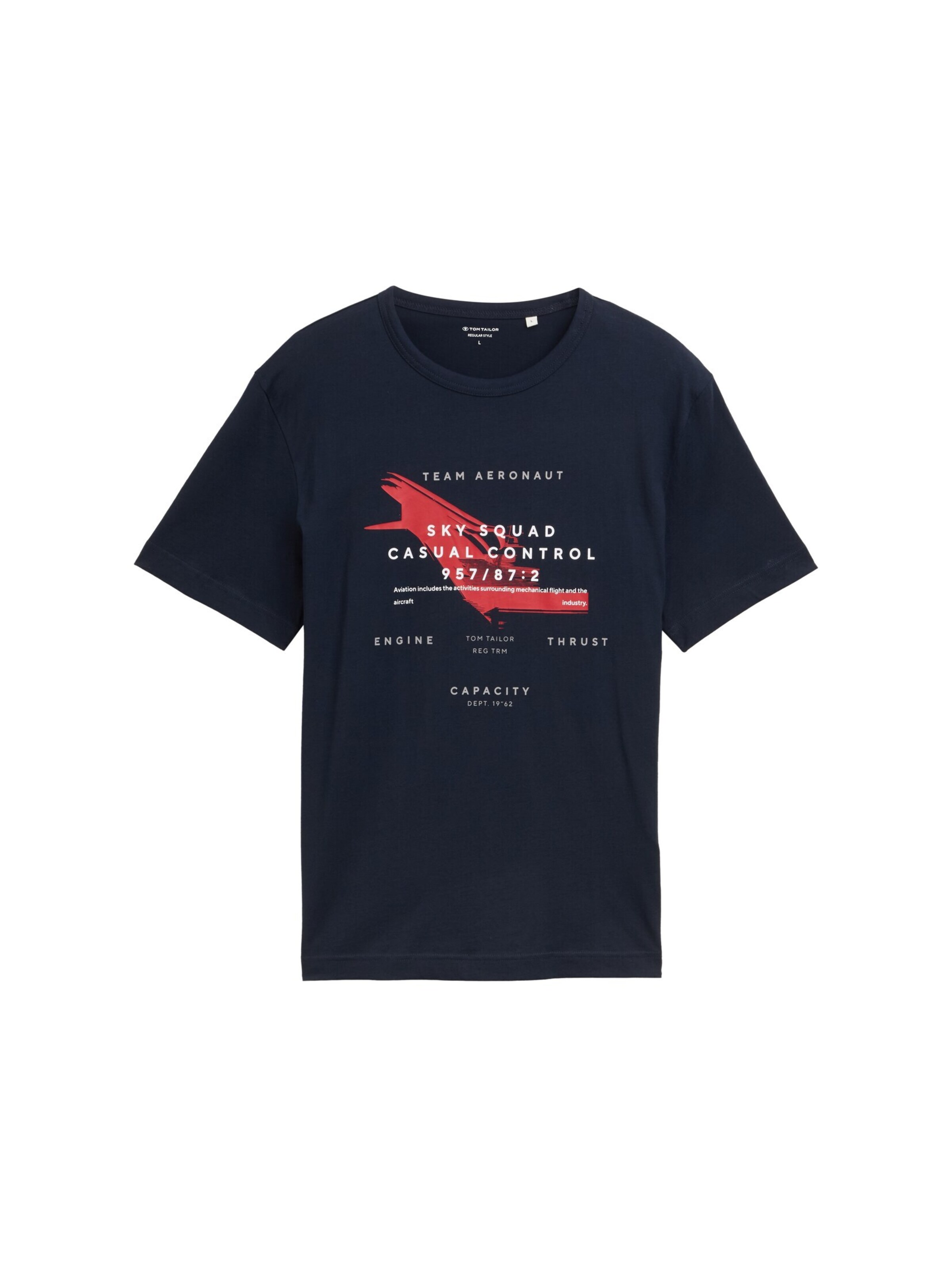 TOM TAILOR Shirt in Blue: front