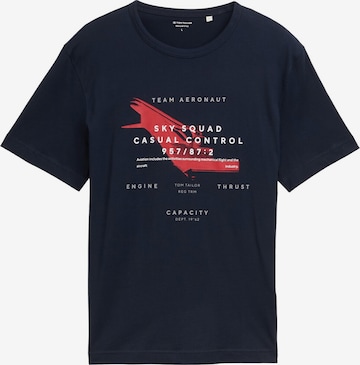 TOM TAILOR T-Shirt in Blau: Vorderseite