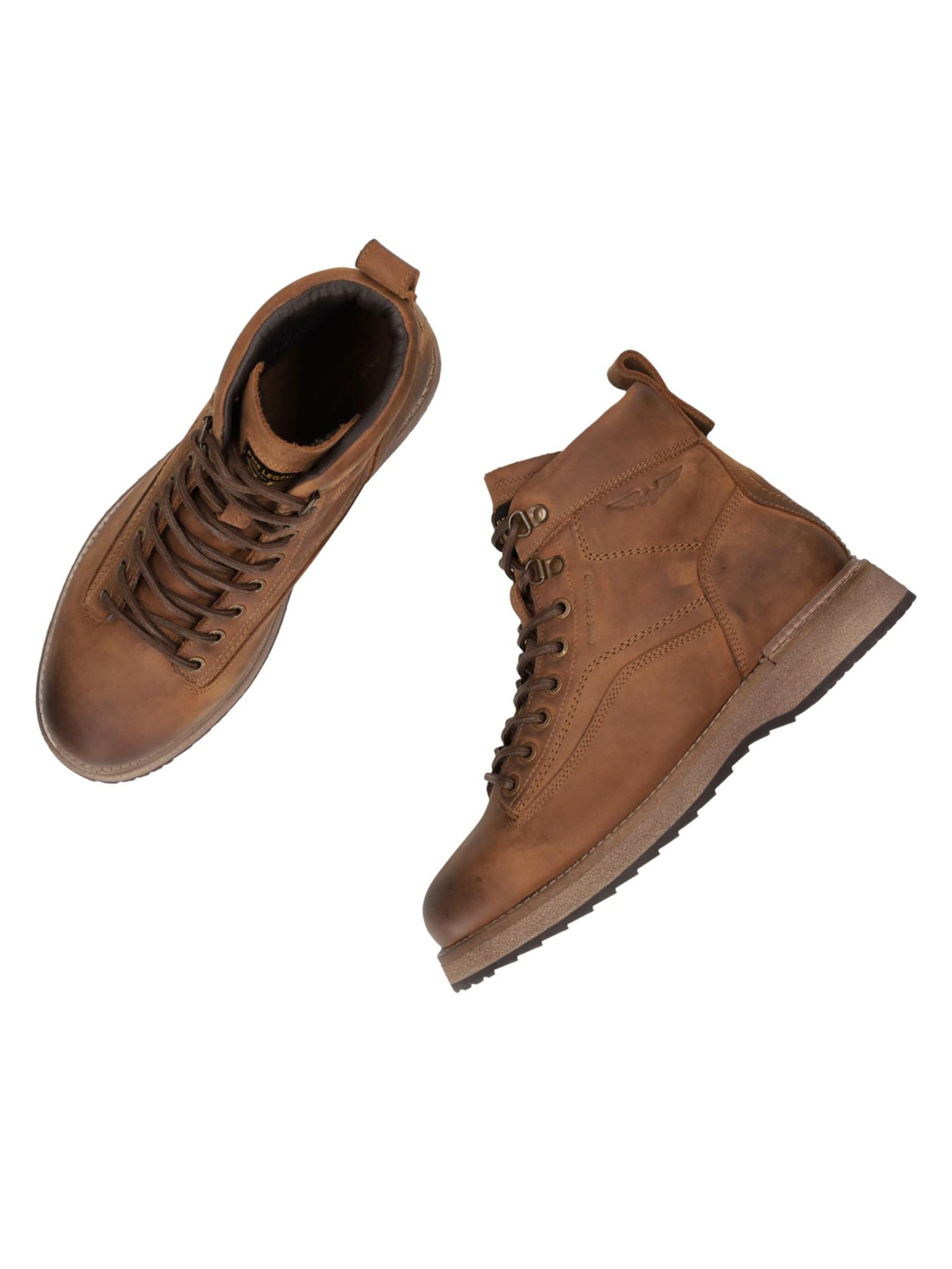 PME Legend - Botas 'Wingmark boot in nubuck' en marrón