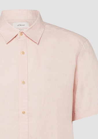 Coupe regular Chemise s.Oliver en rose