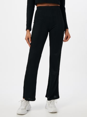 Tally Weijl Flared Trousers in Black: front