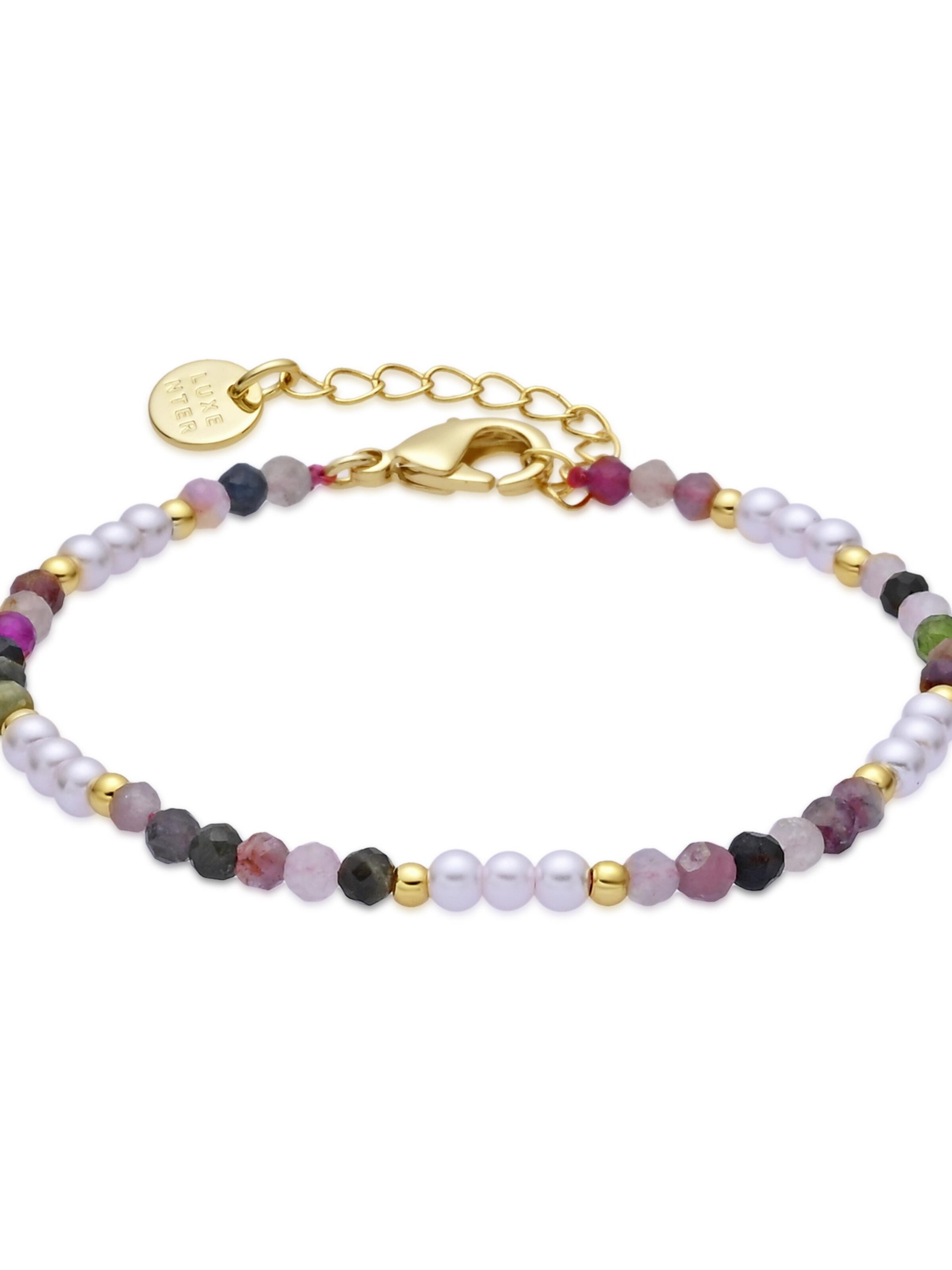 Luxenter Armband 'Sury' in Gemengde kleuren