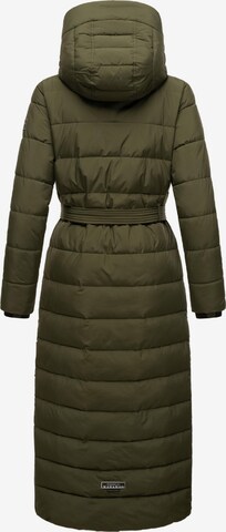 NAVAHOO Χειμερινό παλτό 'Das Teil XIV' σε πράσινο