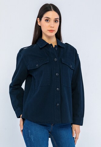 Giorgio di Mare Between-season jacket in Blue: front