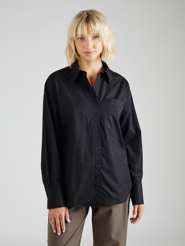 TOPSHOP Blouse in Black: front