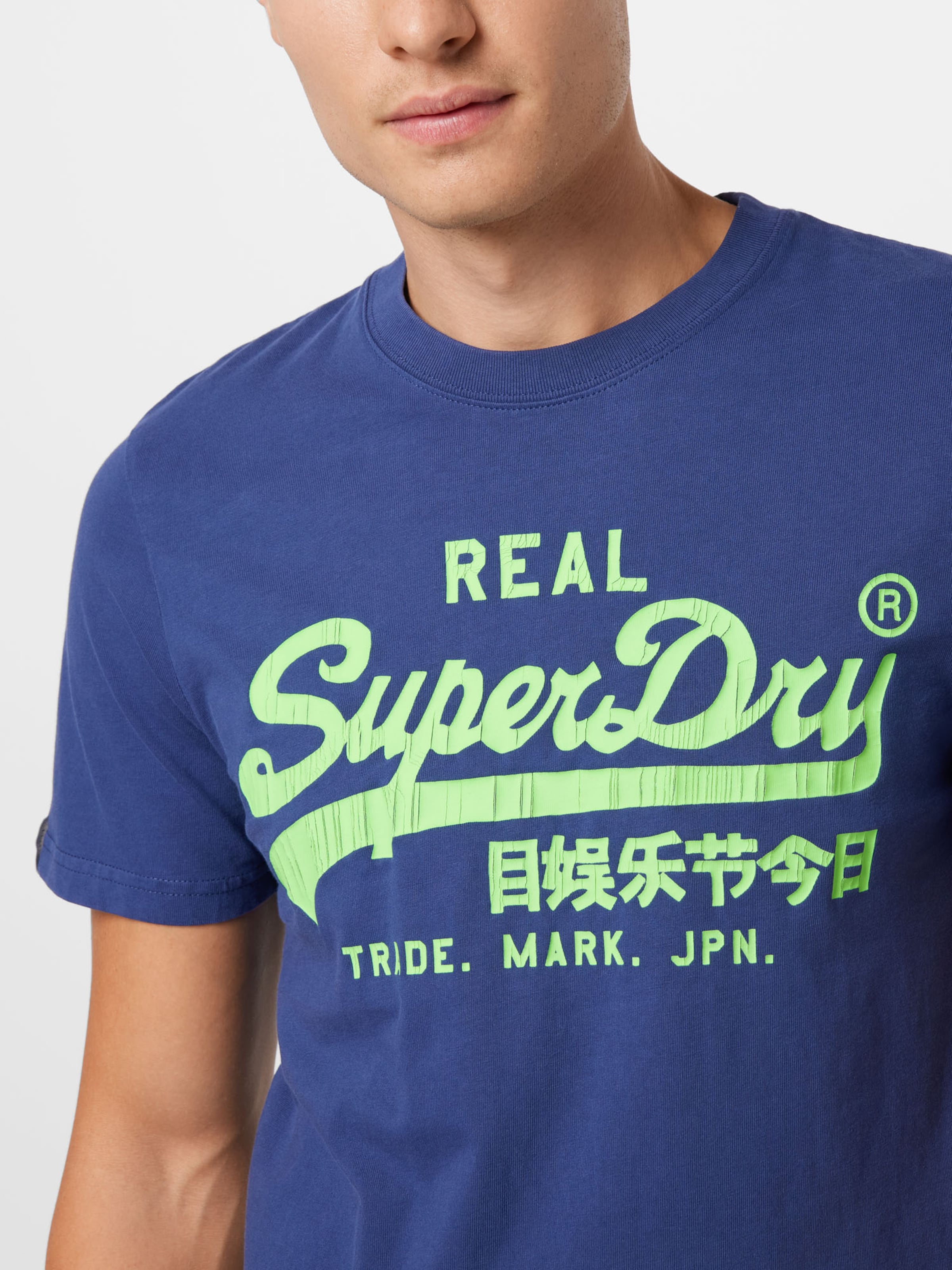 Vêtements T-Shirt American Classic Superdry en Bleu Roi 