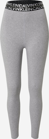 Calvin Klein Sport Skinny Workout Pants in Grey: front