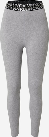 Calvin Klein Sport Skinny Sportbroek in Grijs: voorkant