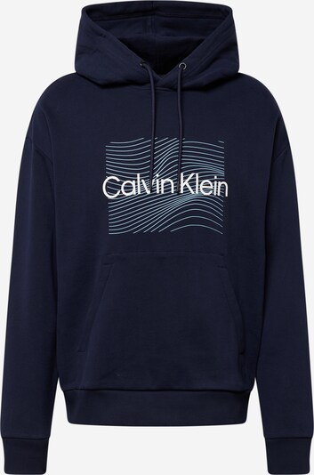 Felpa Calvin Klein di colore blu chiaro / blu scuro / offwhite, Visualizzazione prodotti