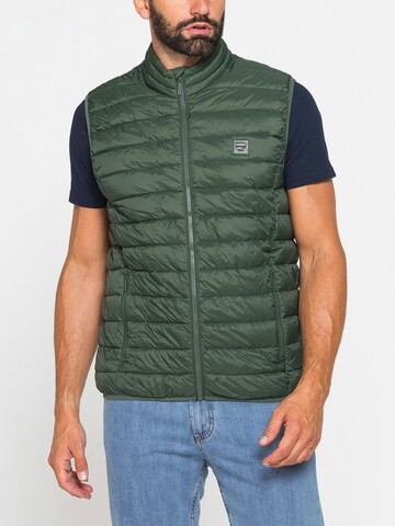 Carrera Jeans Weste 'Windproof'‌ in Grün: Vorderseite
