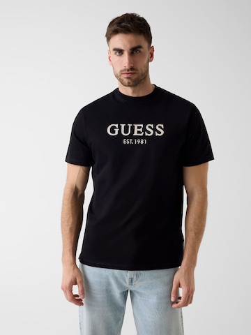 GUESS T-Shirt in Schwarz: Vorderseite