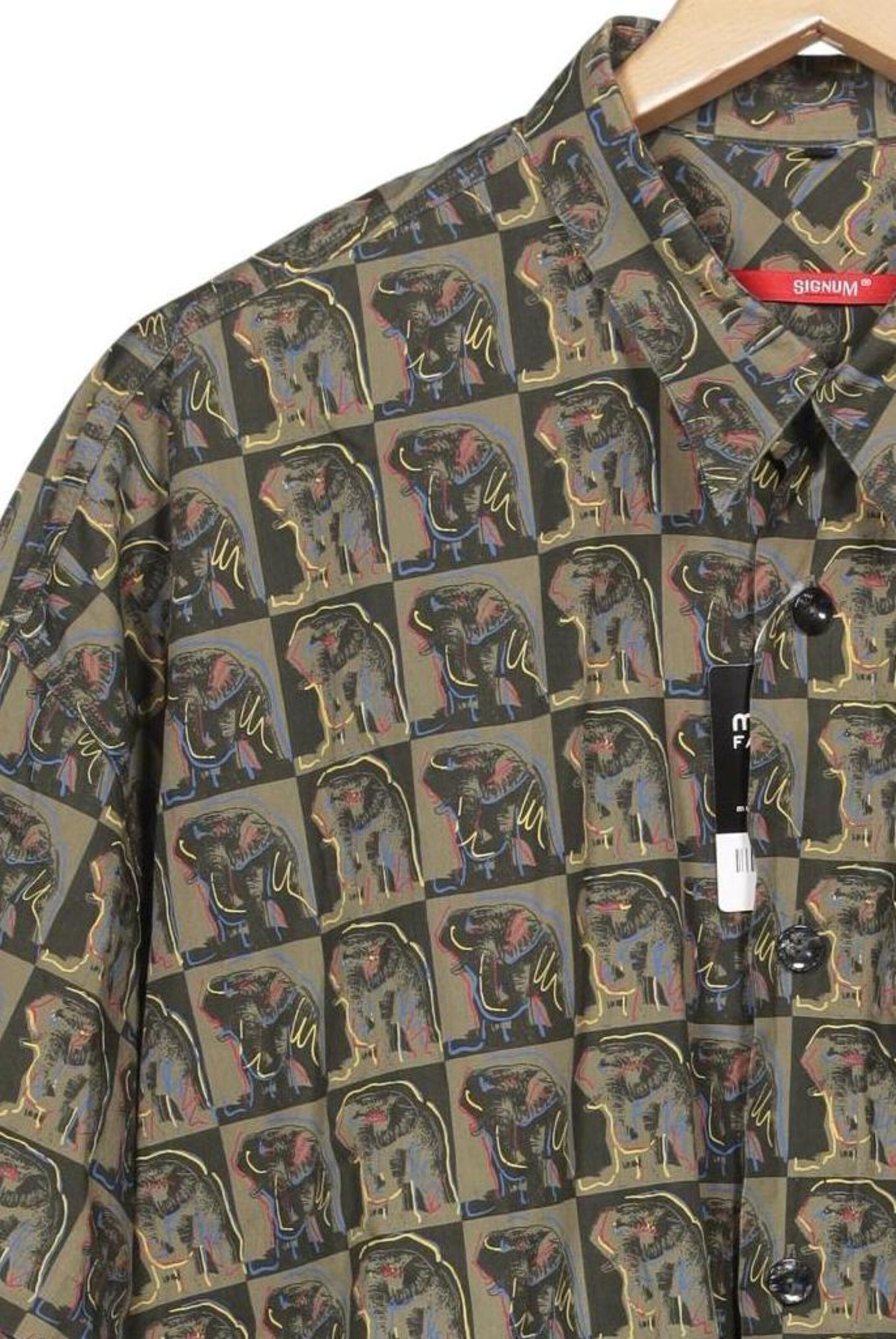 SIGNUM Button Up Shirt in 4XL in Mixed colors