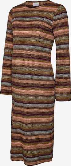 MAMALICIOUS Šaty 'SONIA' - hnědá / tmavě zelená / fialová / růžová, Produkt