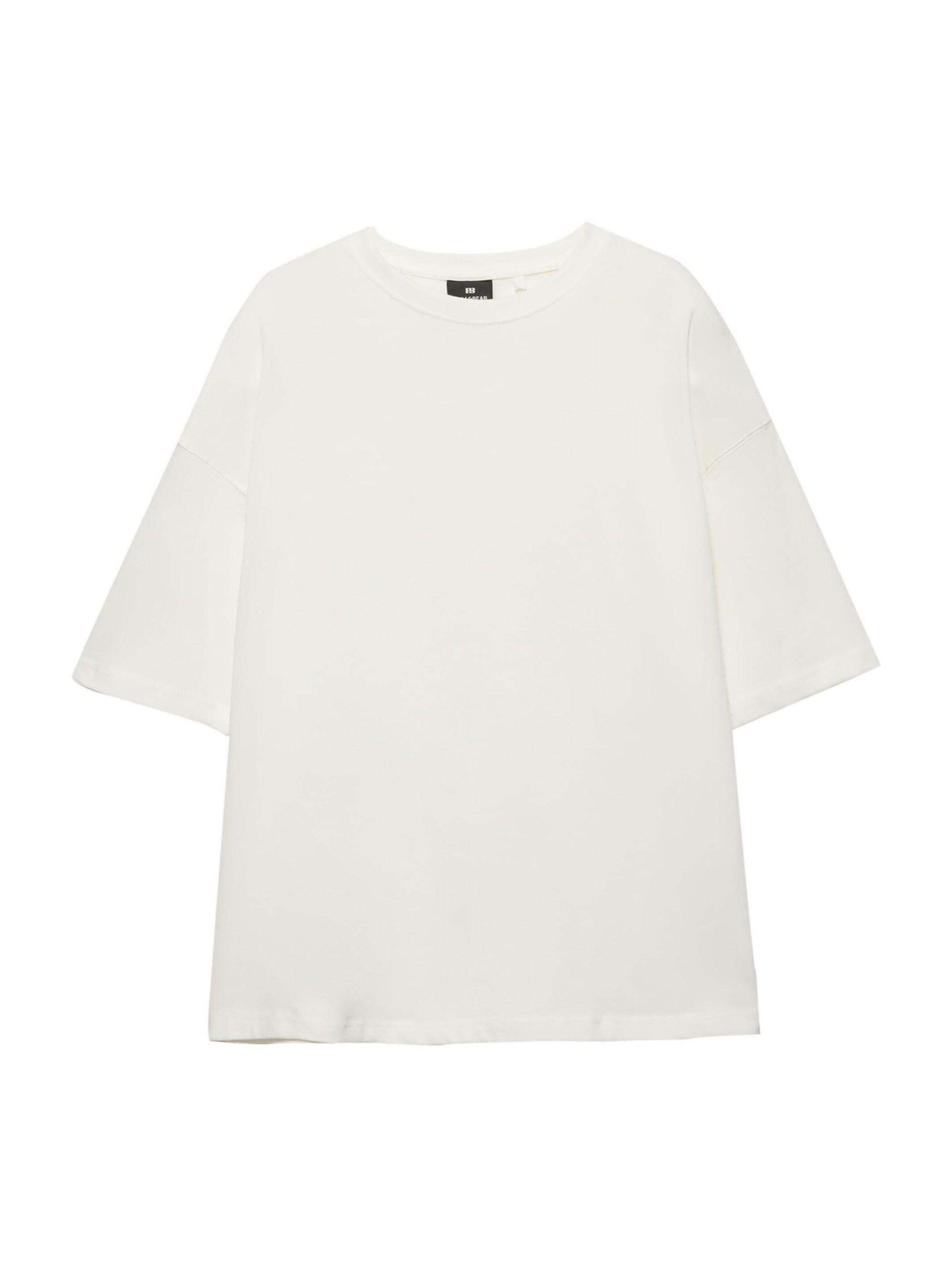 Pull&Bear Majica | bela barva: sprednja stran