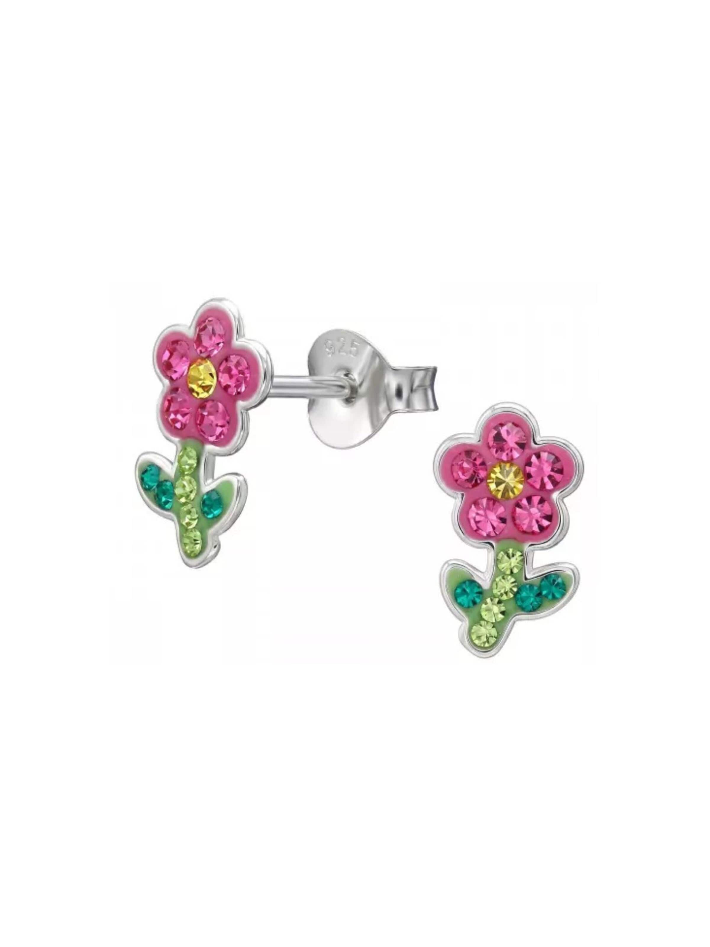 Maxte Ohrringe 'Sterling Silver Ear Studs'‌‌ in Mischfarben: Vorderseite