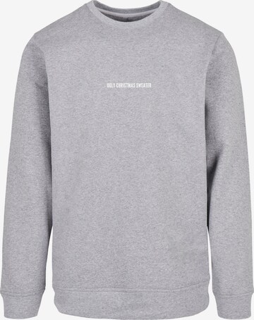 Sweat-shirt 'ugly christmas' F4NT4STIC en gris : devant