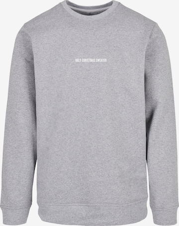 Sweat-shirt 'ugly christmas' F4NT4STIC en gris : devant