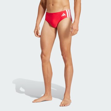 Maillot de bain de sport ADIDAS PERFORMANCE en rouge : devant