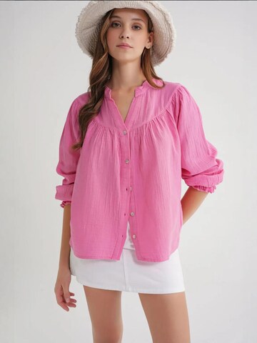 MixRay Blouse in Pink