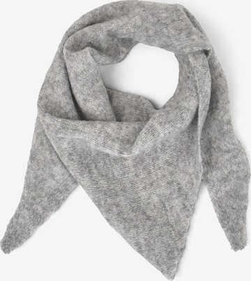 styleBREAKER Wrap 'Kleines Strick Dreieckstuch im Sophie Scarf Stil' in Grey: front