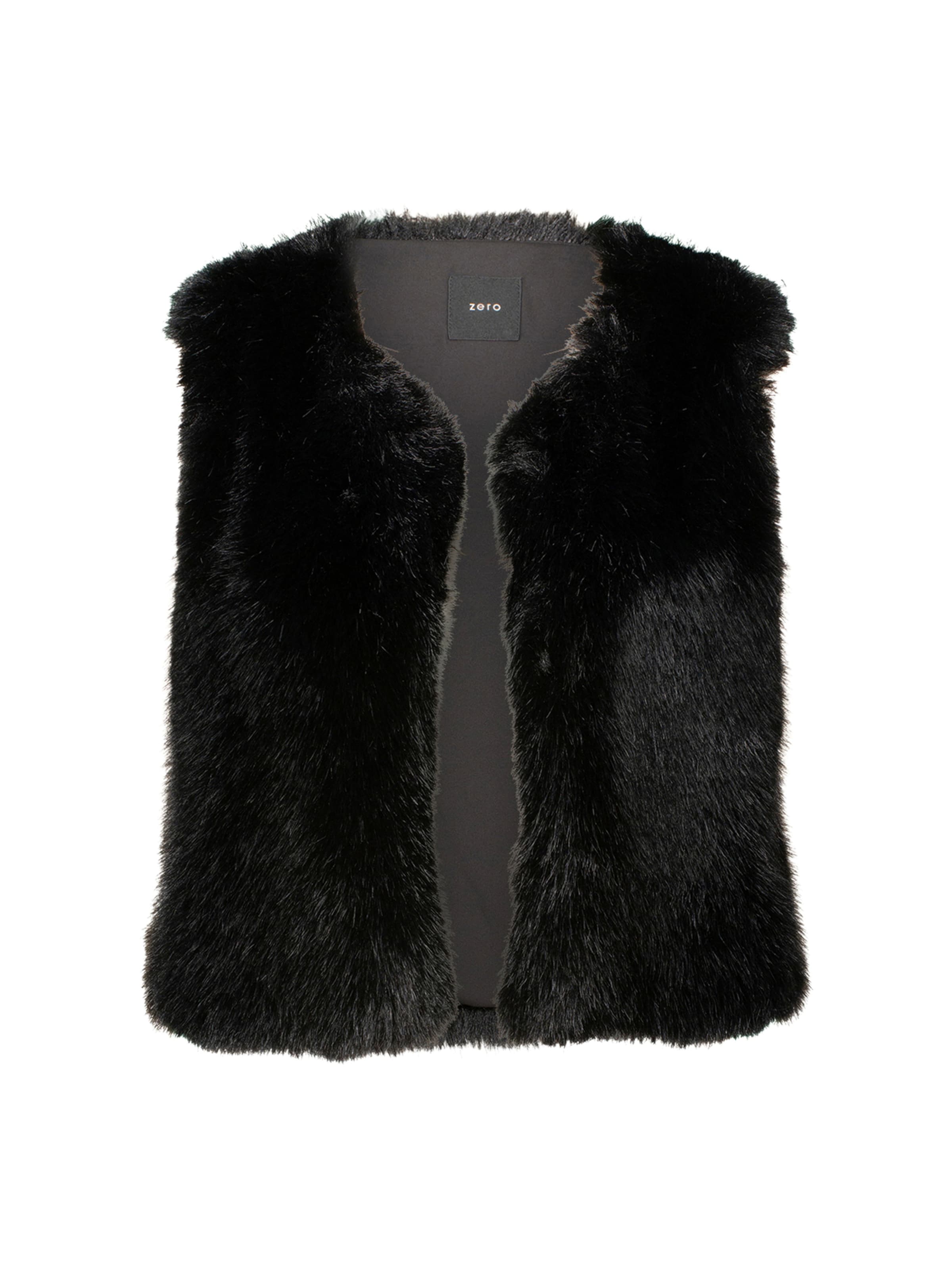 zero Weste in Schwarz: Vorderseite