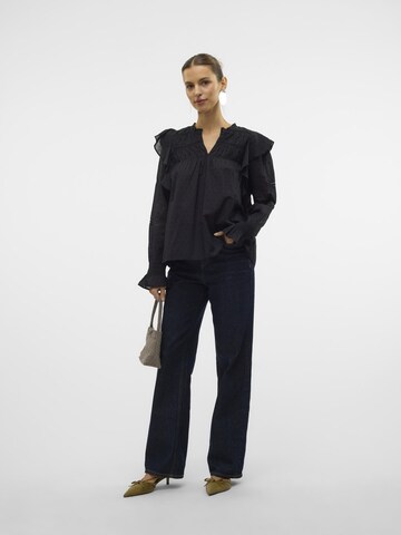 Chemisier 'TRINE' VERO MODA en noir