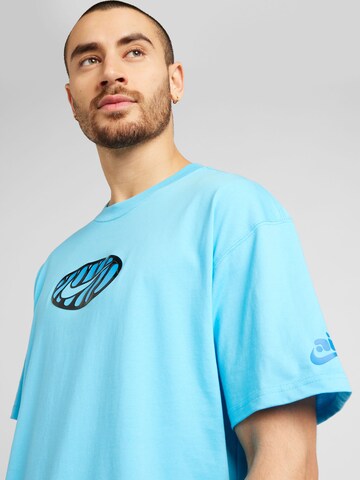 mėlyna Nike Sportswear Marškinėliai 'M90 AM DAY'