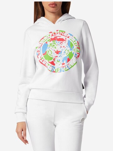 Sweat-shirt 'Carbon Tiger' Plein Sport en blanc