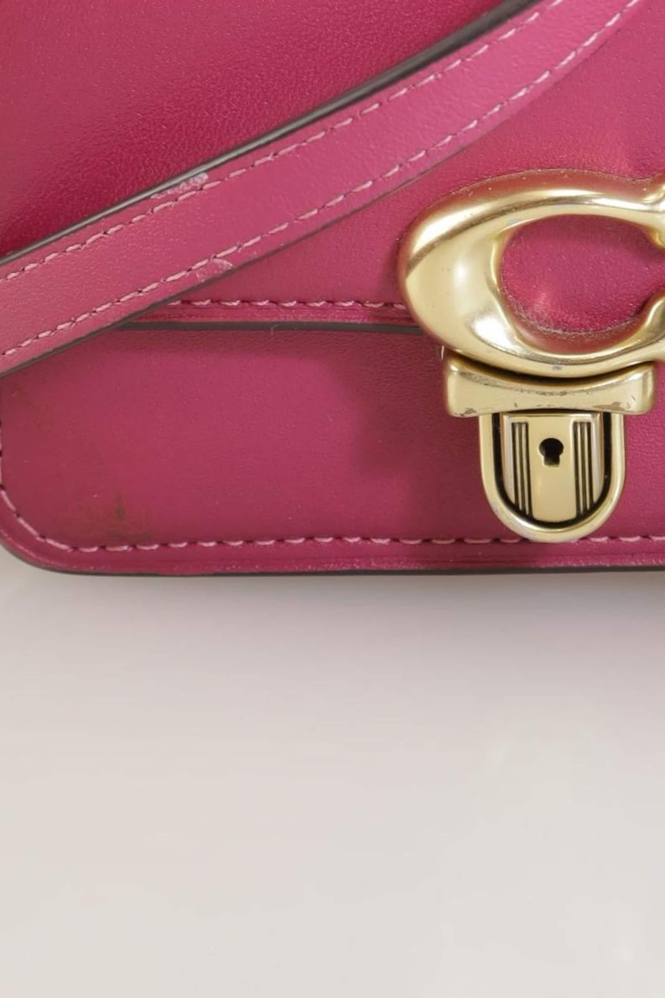 COACH Handtasche klein Leder One Size in Pink