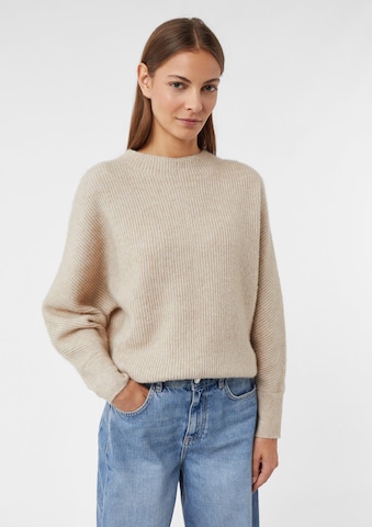 Pull-over COMMA en beige : devant