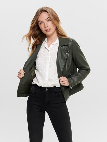 Veste mi-saison 'Gemma' ONLY en vert : devant