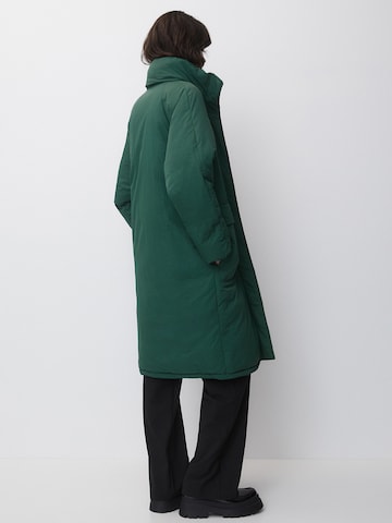 Pull&Bear Přechodný kabát – zelená