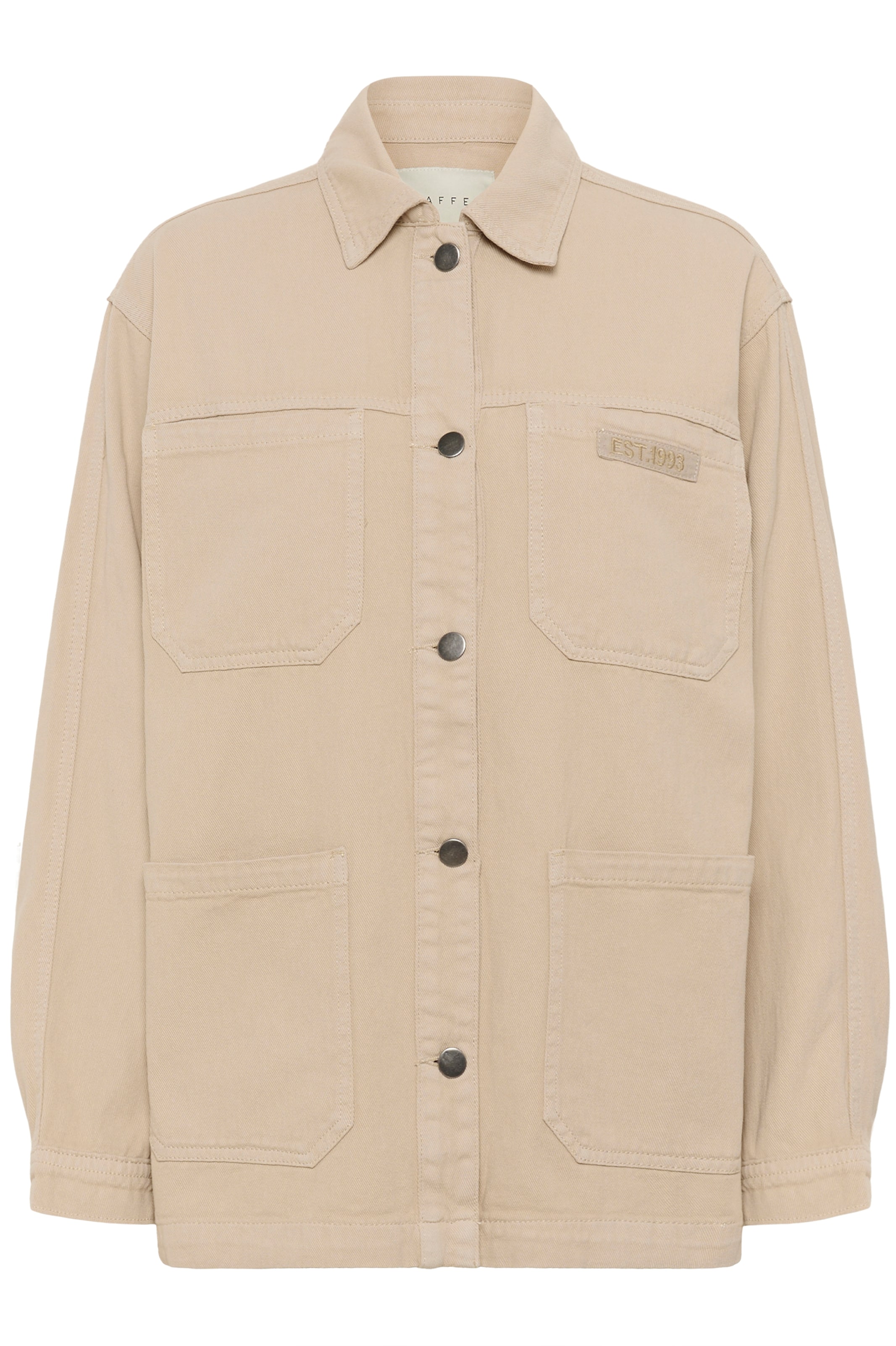 Kaffe Jacke 'Orion' in Beige: Vorderseite