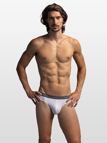 Slip ' Sportbrief RED 2059 ' Olaf Benz en blanc : devant