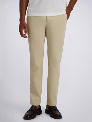 Regular Pantalon chino 'Castres' PIERRE CARDIN en beige : devant