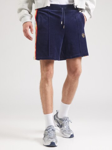 Sergio Tacchini Regular Trousers in Blue: front