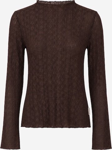 OH APRIL T-shirt 'Zahara' i brun: framsida
