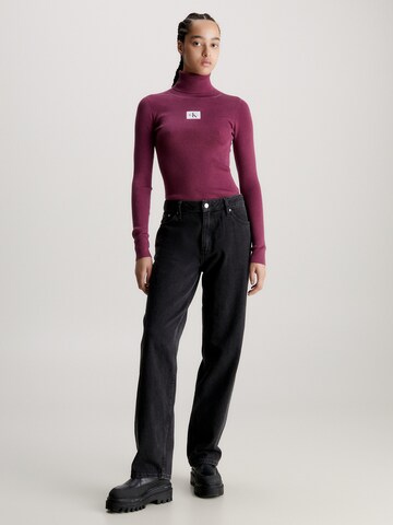 Calvin Klein Jeans Pullover in Lila