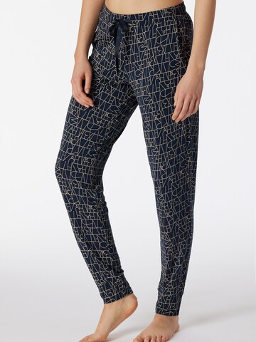 Pantalon de pyjama ' 95/5 ' SCHIESSER en bleu : devant