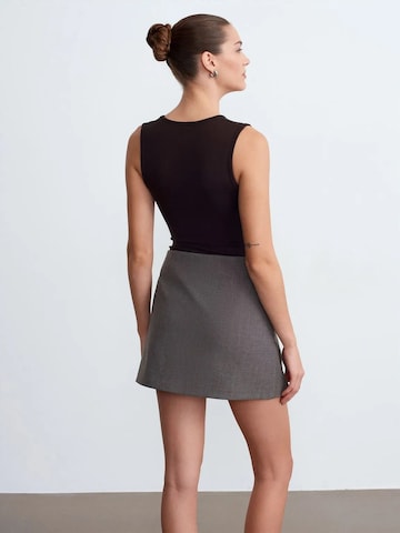 Dilvin Blouse Bodysuit in Black