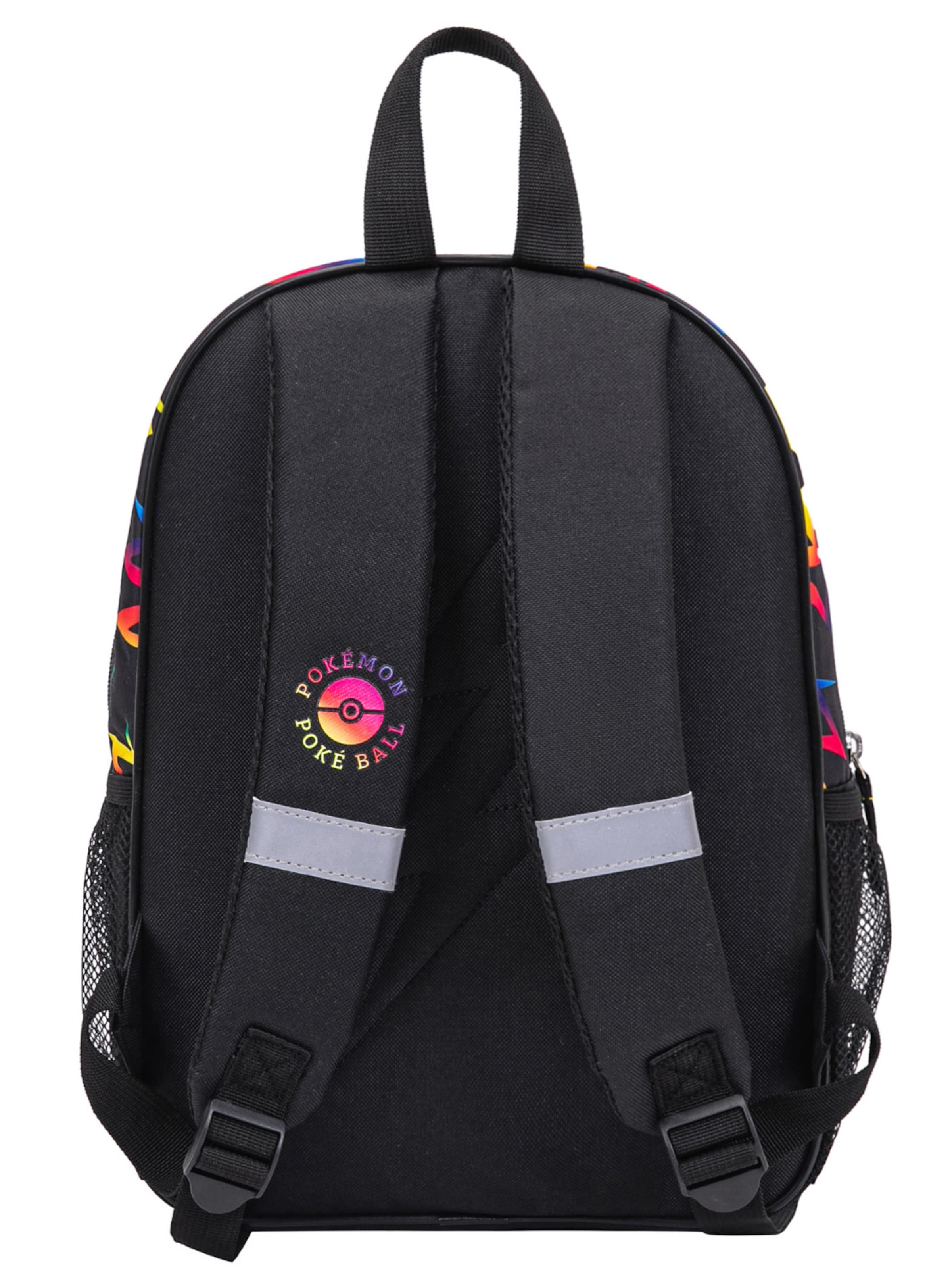 DISNEY Rugzak 'Pokémon Backpack Kids Black – Boys Girls School Bag with Pikachu Design and Front Pocket' in Zwart