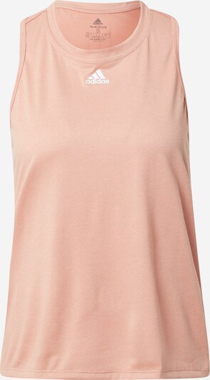 ADIDAS PERFORMANCE Sporttop in lachs / weiß, Produktansicht