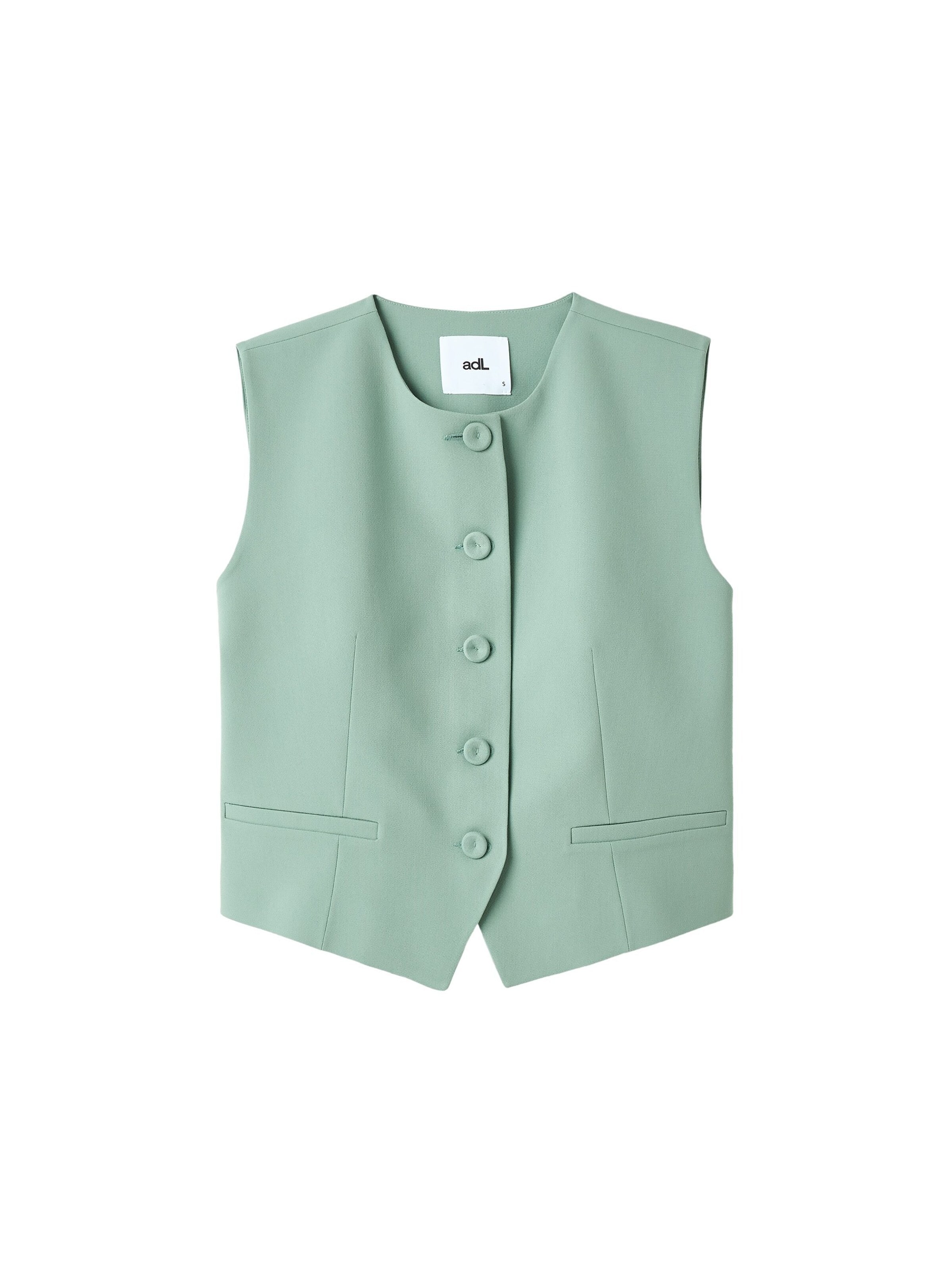 Gilet adl en vert : devant