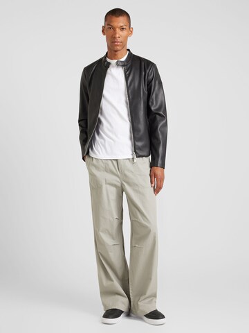 Giacca di mezza stagione 'Tessuto' di ARMANI EXCHANGE in nero