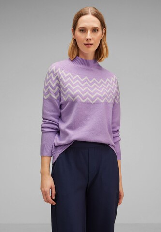 STREET ONE Sweater in Purple