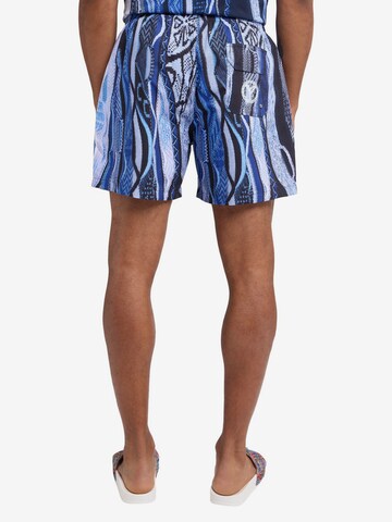 Carlo Colucci Regular Badeshorts in Blau