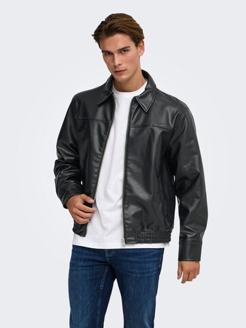 Only & Sons Between-Season Jacket 'ONSPau' in Black: front