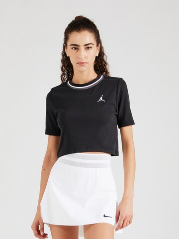Maglietta di Jordan in nero: frontale
