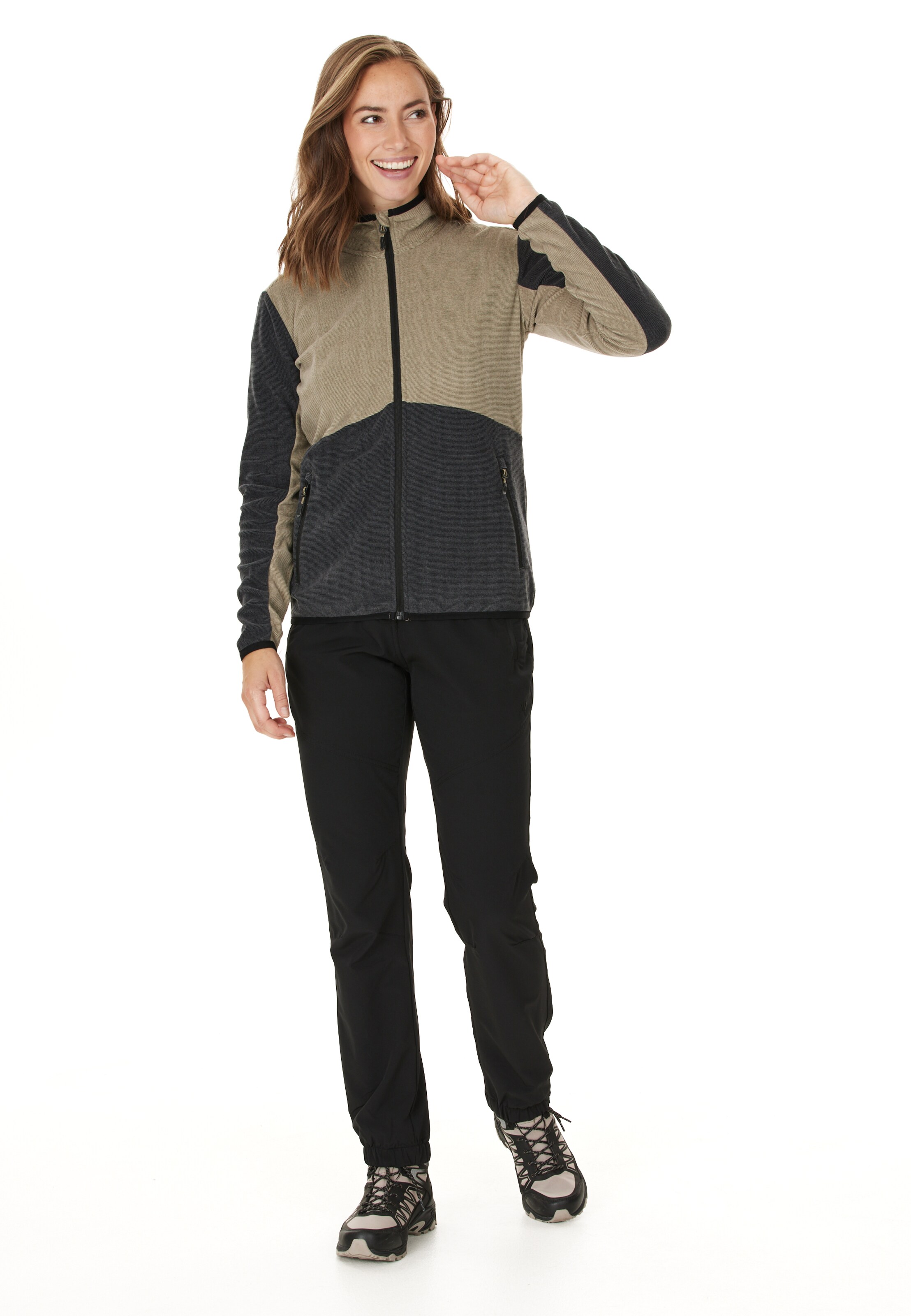 Whistler Funktionsfleecejacke 'Greyson' in Schwarz